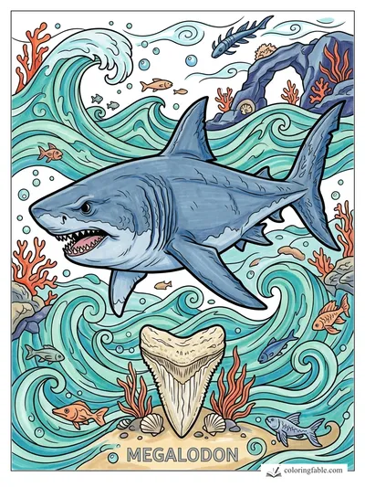 Colored example of this coloring page