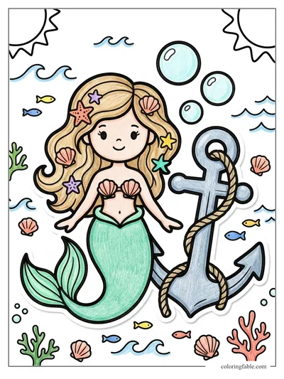 Colored example of this coloring page