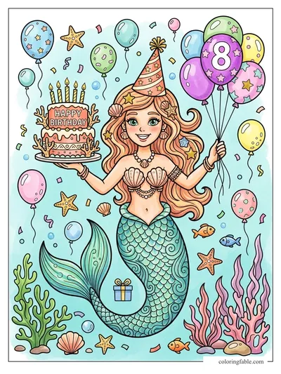 Colored example of this coloring page