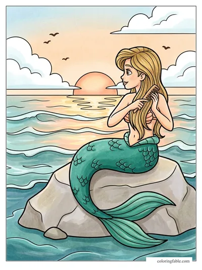 Colored example of this coloring page