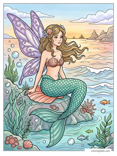 Colored example of this coloring page