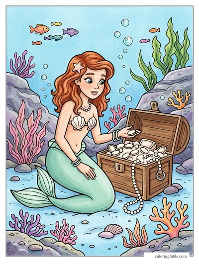 Colored example of this coloring page