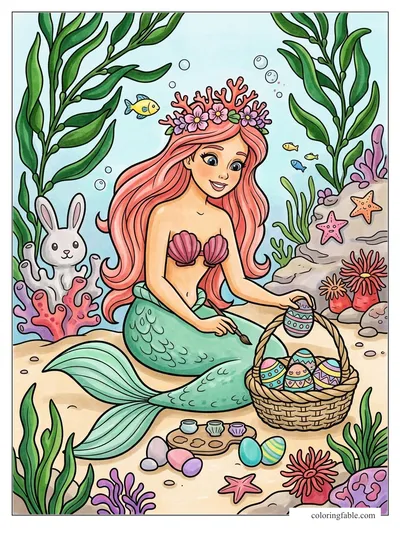 Colored example of this coloring page