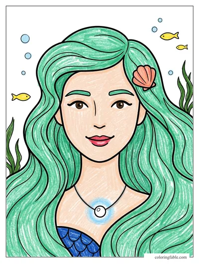 Colored example of this coloring page