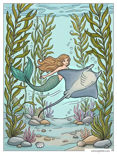 Colored example of this coloring page