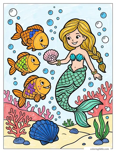 Colored example of this coloring page