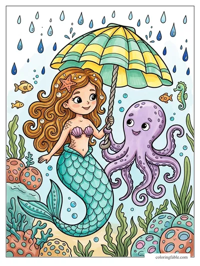Colored example of this coloring page
