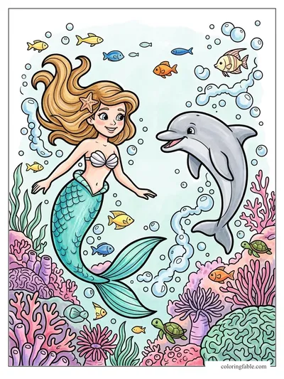 Colored example of this coloring page