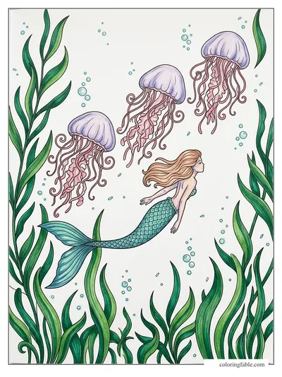 Colored example of this coloring page