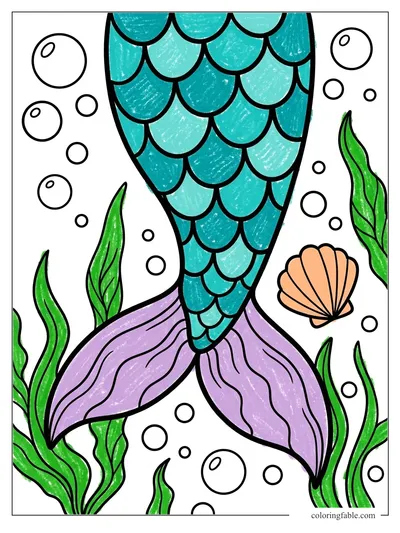 Colored example of this coloring page