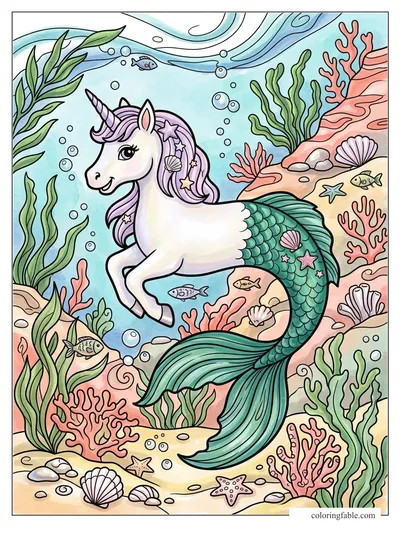 Colored example of this coloring page
