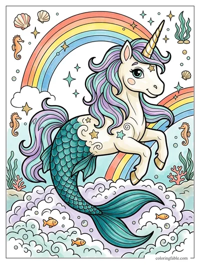 Colored example of this coloring page