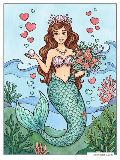 Colored example of this coloring page