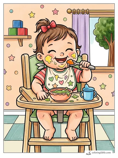 Colored example of this coloring page