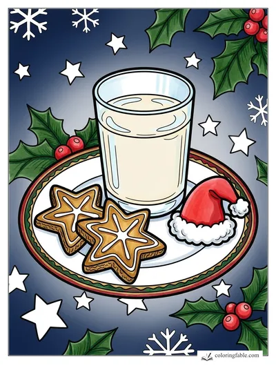Colored example of this coloring page