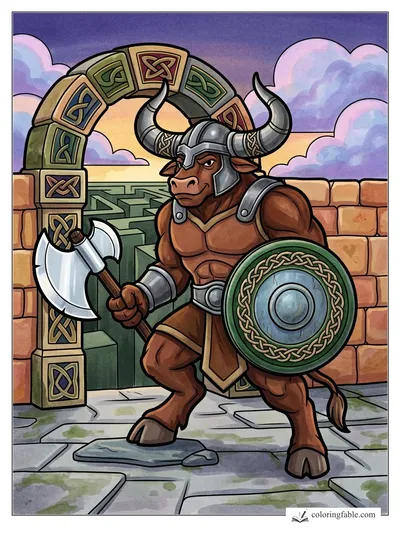 Colored example of this coloring page
