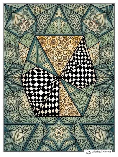 Colored example of this coloring page