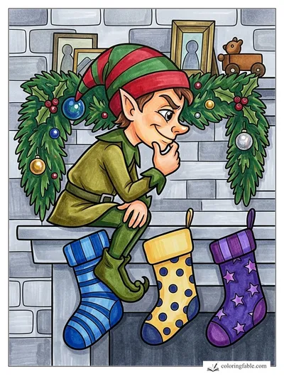 Colored example of this coloring page