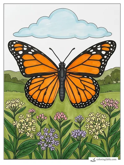 Colored example of this coloring page