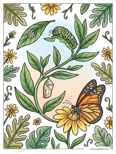 Colored example of this coloring page