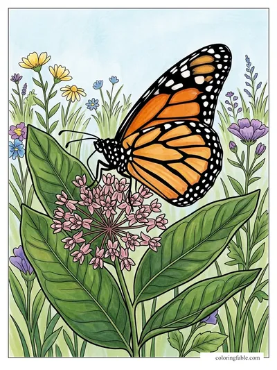 Colored example of this coloring page