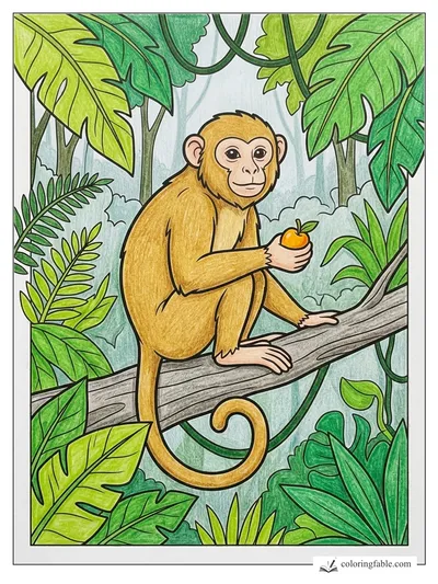 Colored example of this coloring page