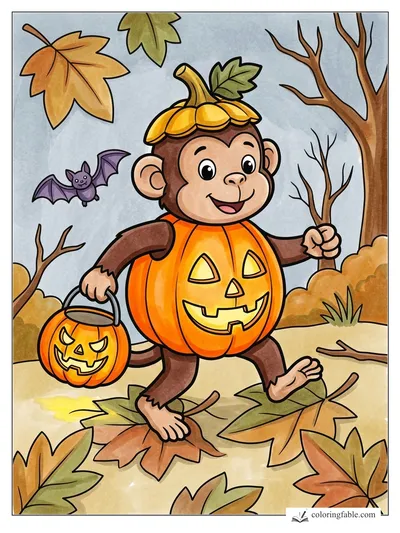 Colored example of this coloring page
