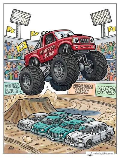 Colored example of this coloring page
