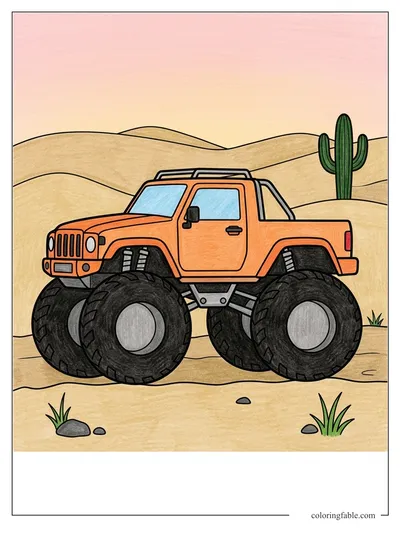 Colored example of this coloring page