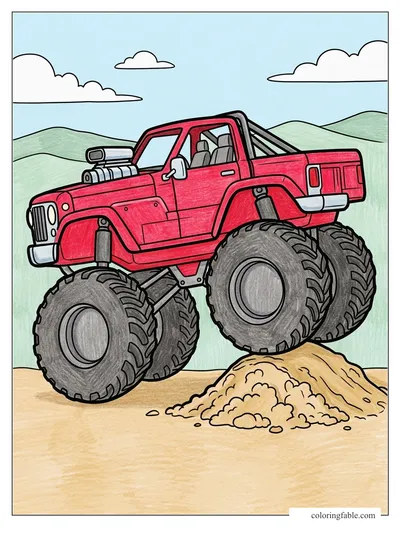 Colored example of this coloring page