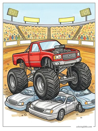 Colored example of this coloring page