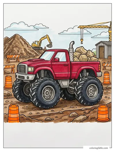 Colored example of this coloring page