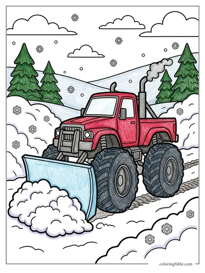 Colored example of this coloring page