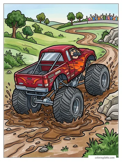 Colored example of this coloring page