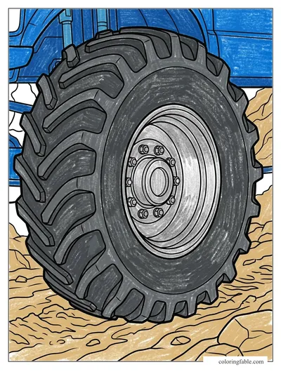 Colored example of this coloring page