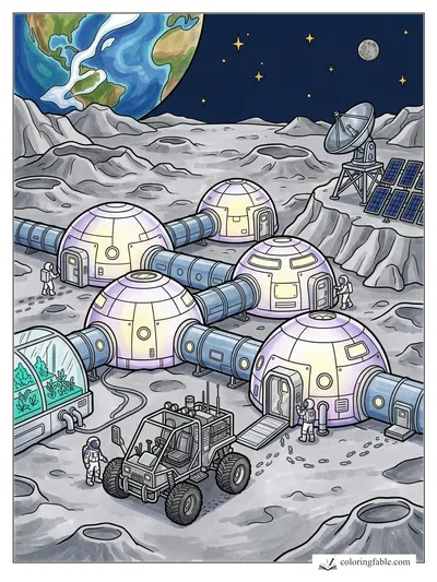 Colored example of this coloring page