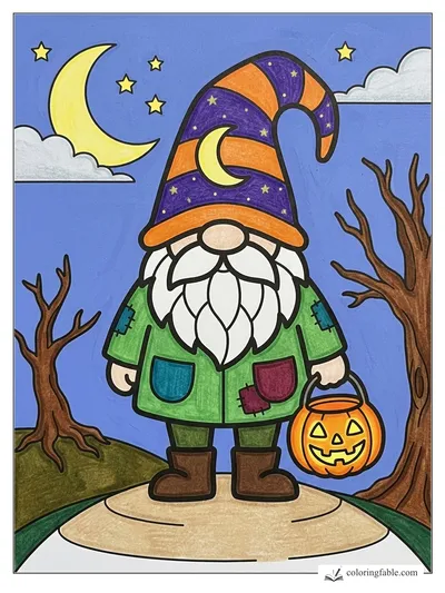 Colored example of this coloring page