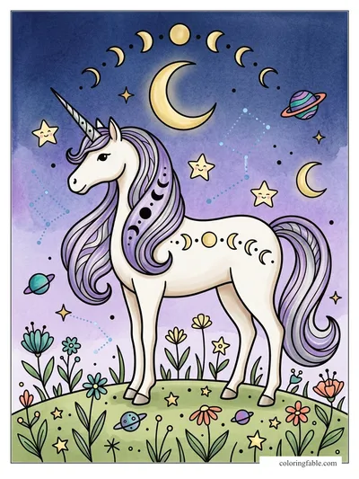 Colored example of this coloring page