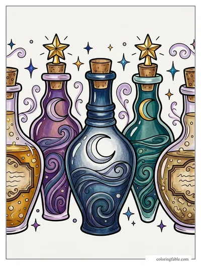 Colored example of this coloring page