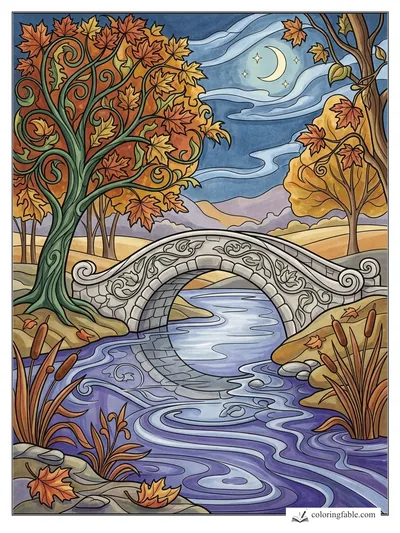 Colored example of this coloring page