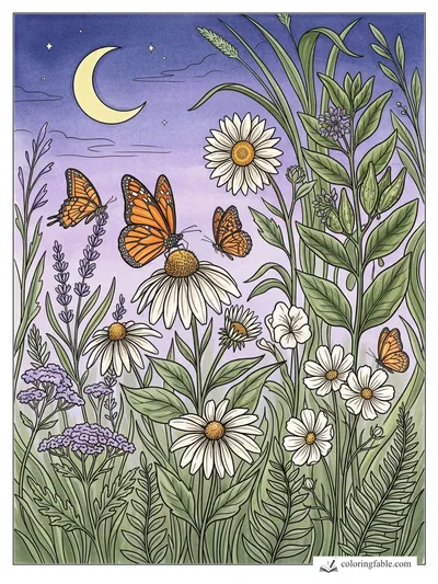 Colored example of this coloring page