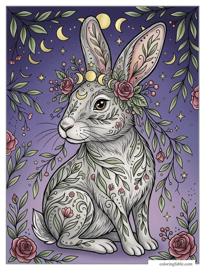 Colored example of this coloring page