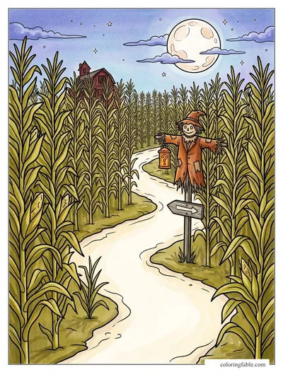 Colored example of this coloring page