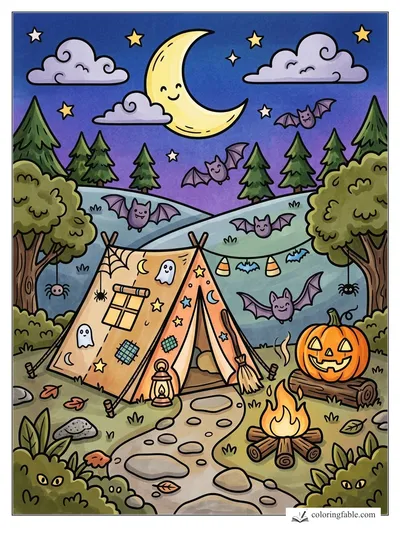 Colored example of this coloring page