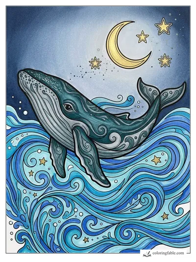 Colored example of this coloring page