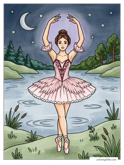 Colored example of this coloring page