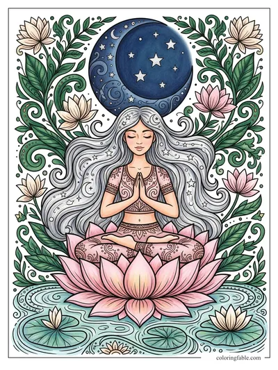 Colored example of this coloring page