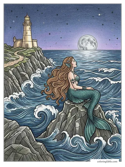 Colored example of this coloring page