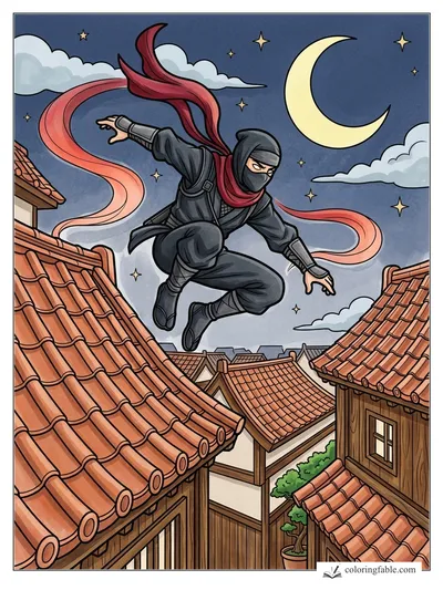 Colored example of this coloring page