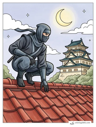 Colored example of this coloring page